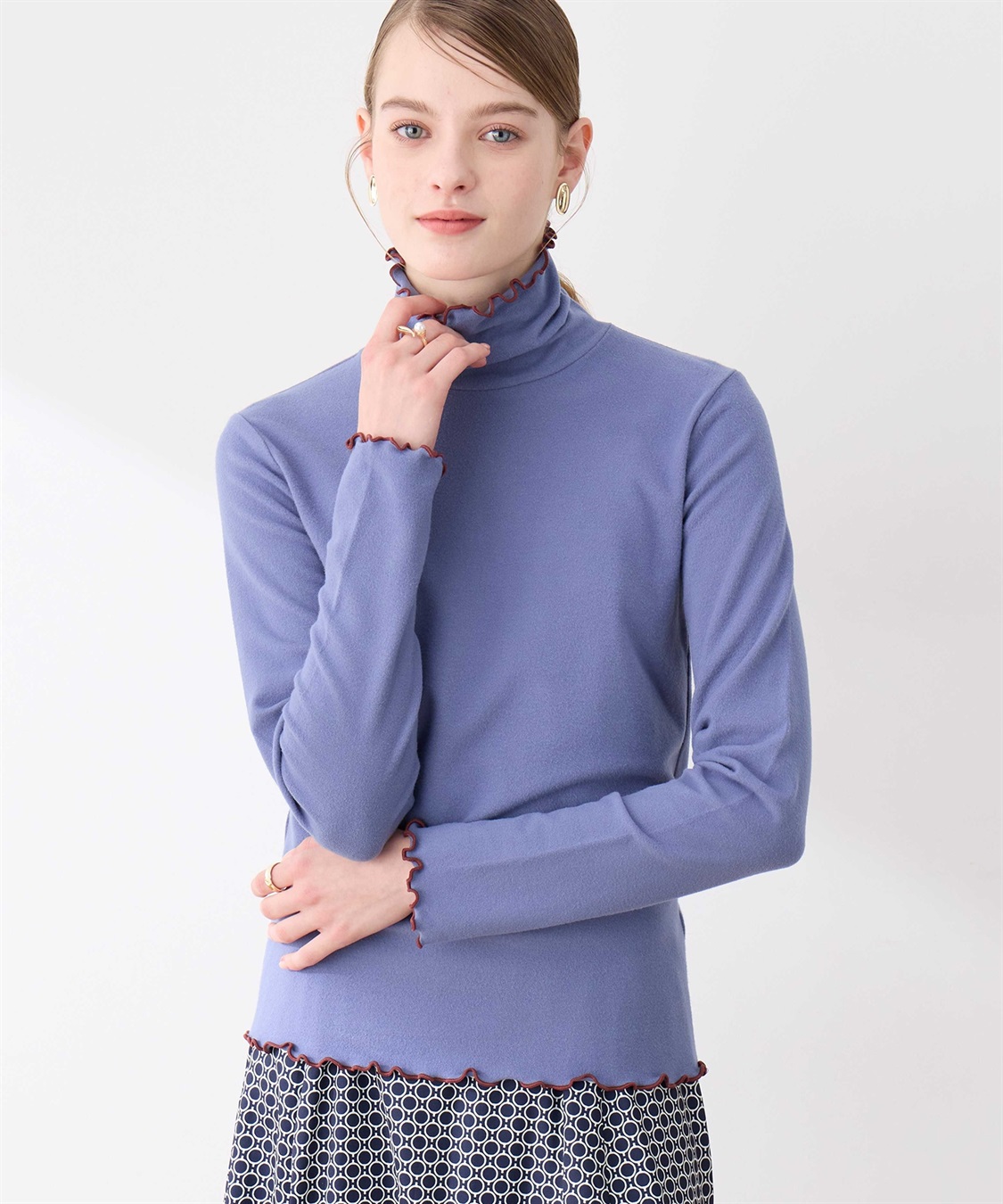 LE SOUK HOLIDAY メローハイネックプルオーバー（差し色）_sub_8