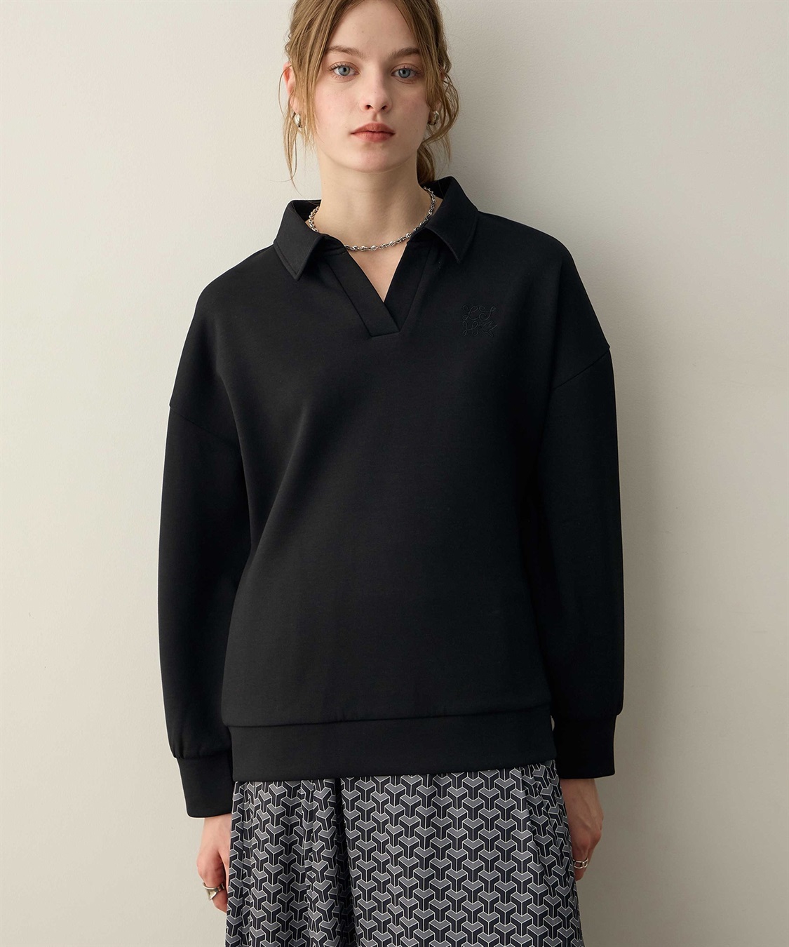 LE SOUK HOLIDAY ダンボールスキッパーネックプルオーバー_sub_5