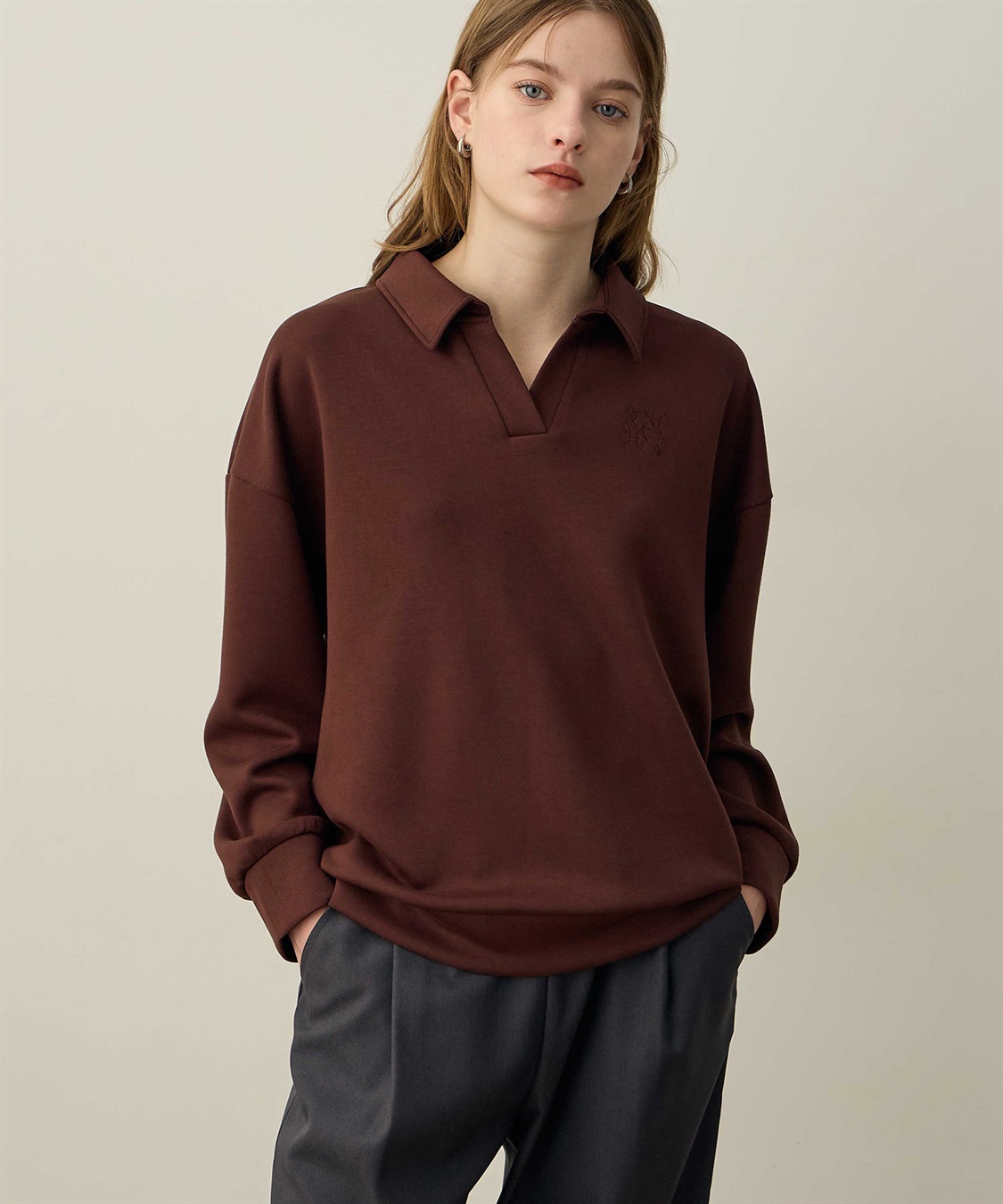 LE SOUK HOLIDAY ダンボールスキッパーネックプルオーバー_sub_7