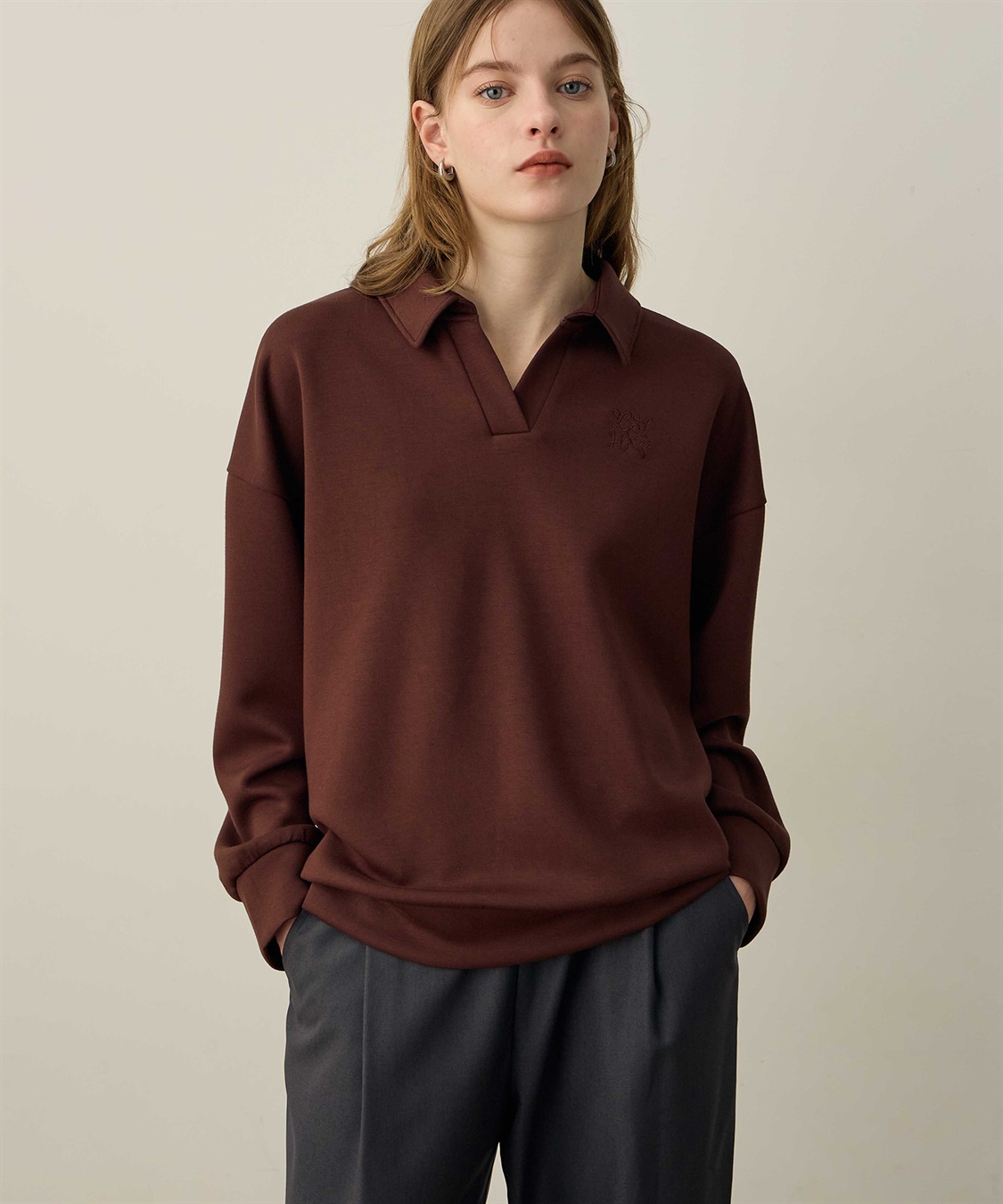 LE SOUK HOLIDAY ダンボールスキッパーネックプルオーバー_sub_8