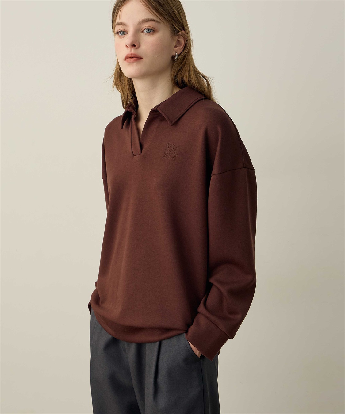 LE SOUK HOLIDAY ダンボールスキッパーネックプルオーバー_sub_9