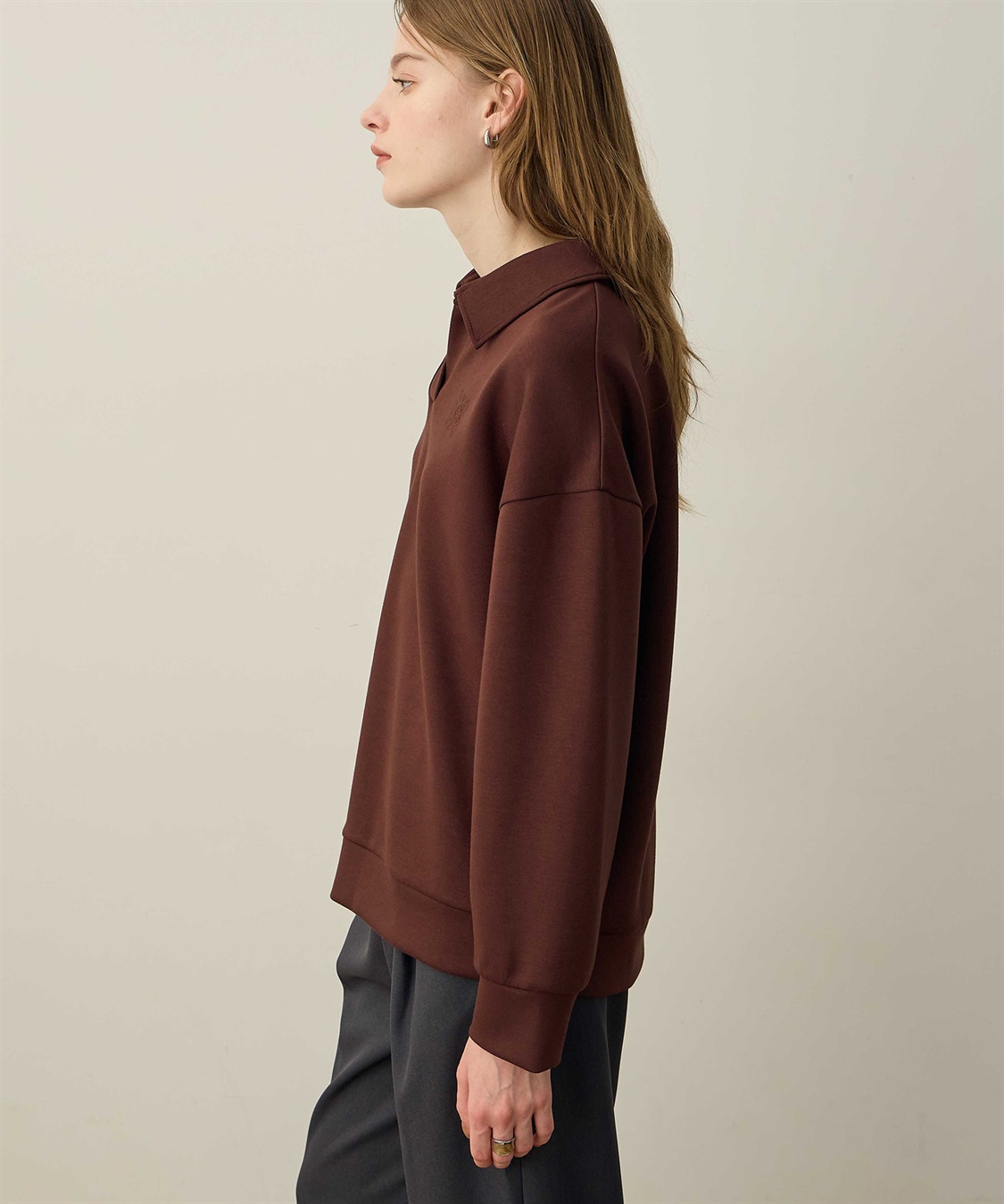 LE SOUK HOLIDAY ダンボールスキッパーネックプルオーバー_sub_10