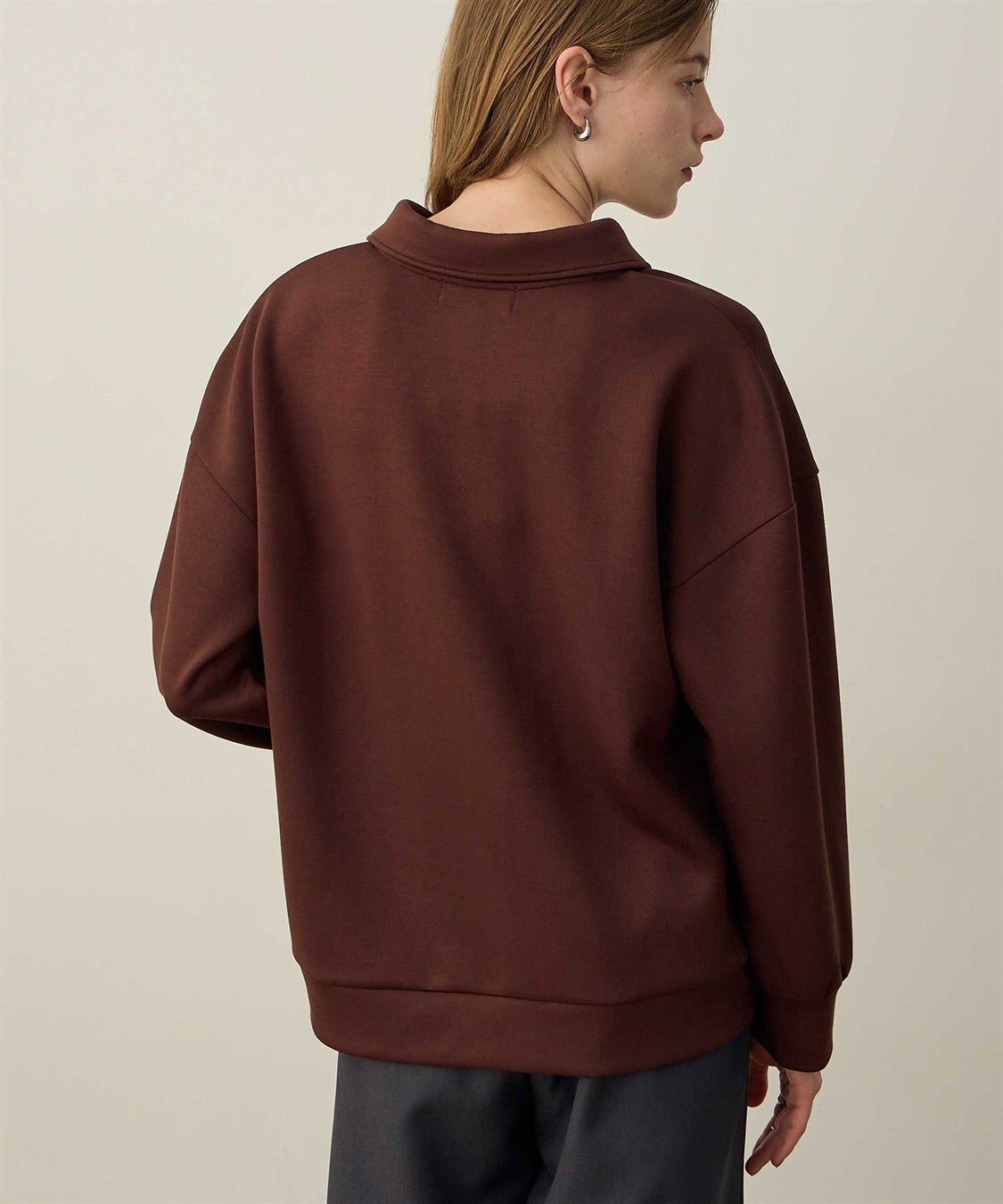 LE SOUK HOLIDAY ダンボールスキッパーネックプルオーバー_sub_11