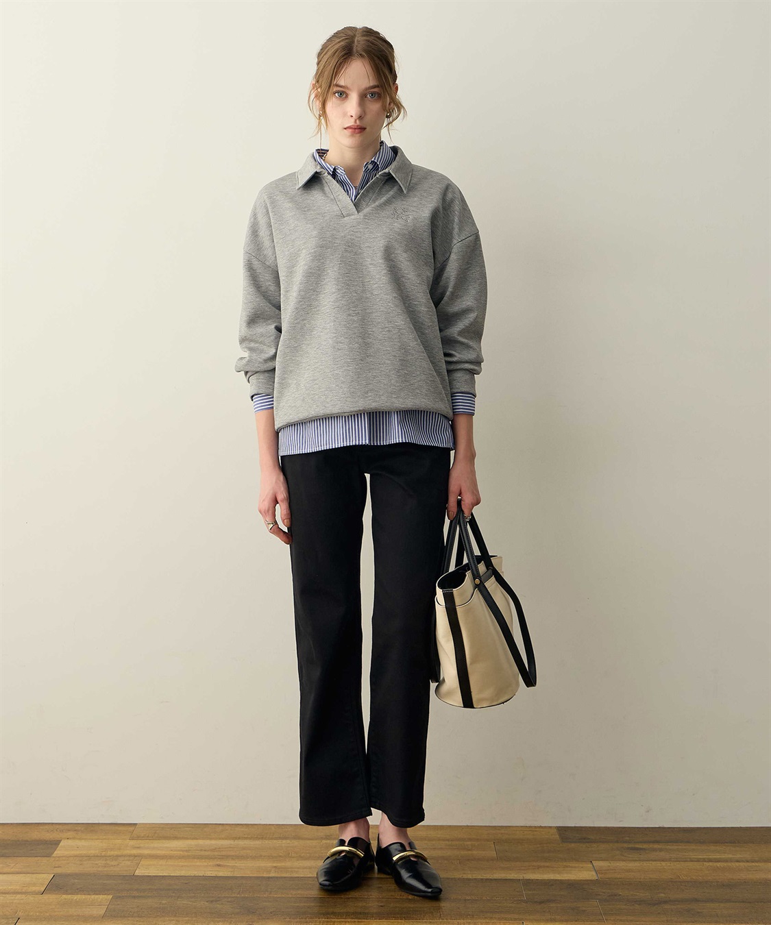 LE SOUK HOLIDAY ダンボールスキッパーネックプルオーバー_sub_12