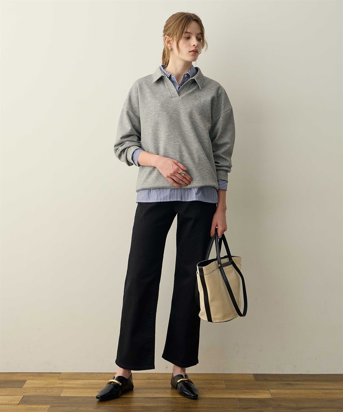 LE SOUK HOLIDAY ダンボールスキッパーネックプルオーバー_sub_13