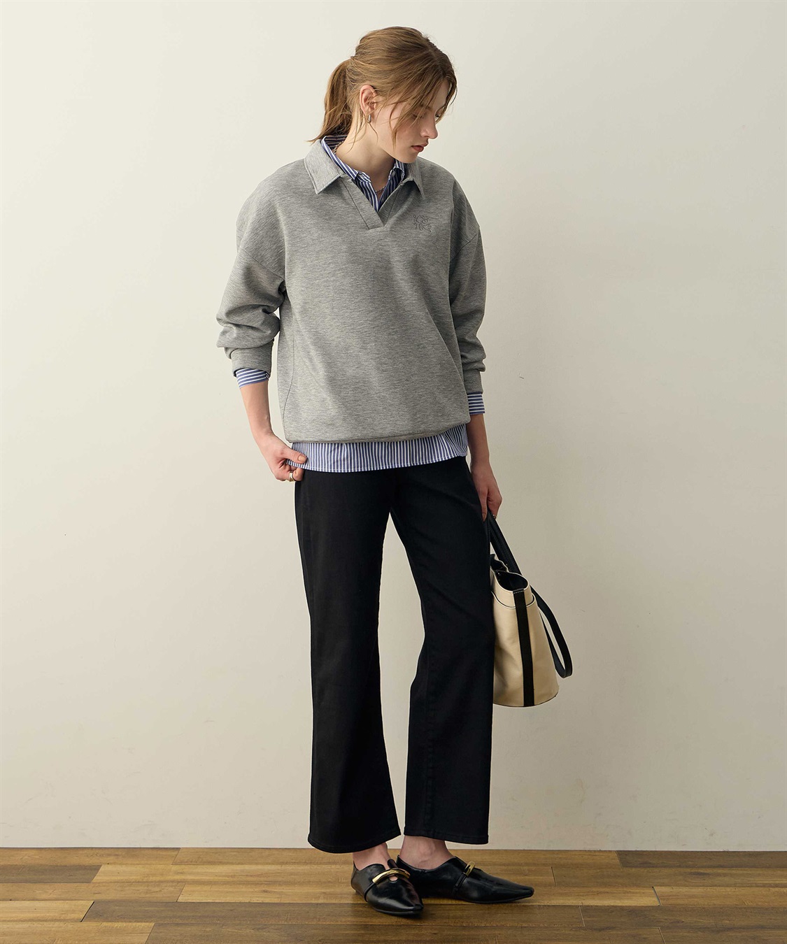 LE SOUK HOLIDAY ダンボールスキッパーネックプルオーバー_sub_14