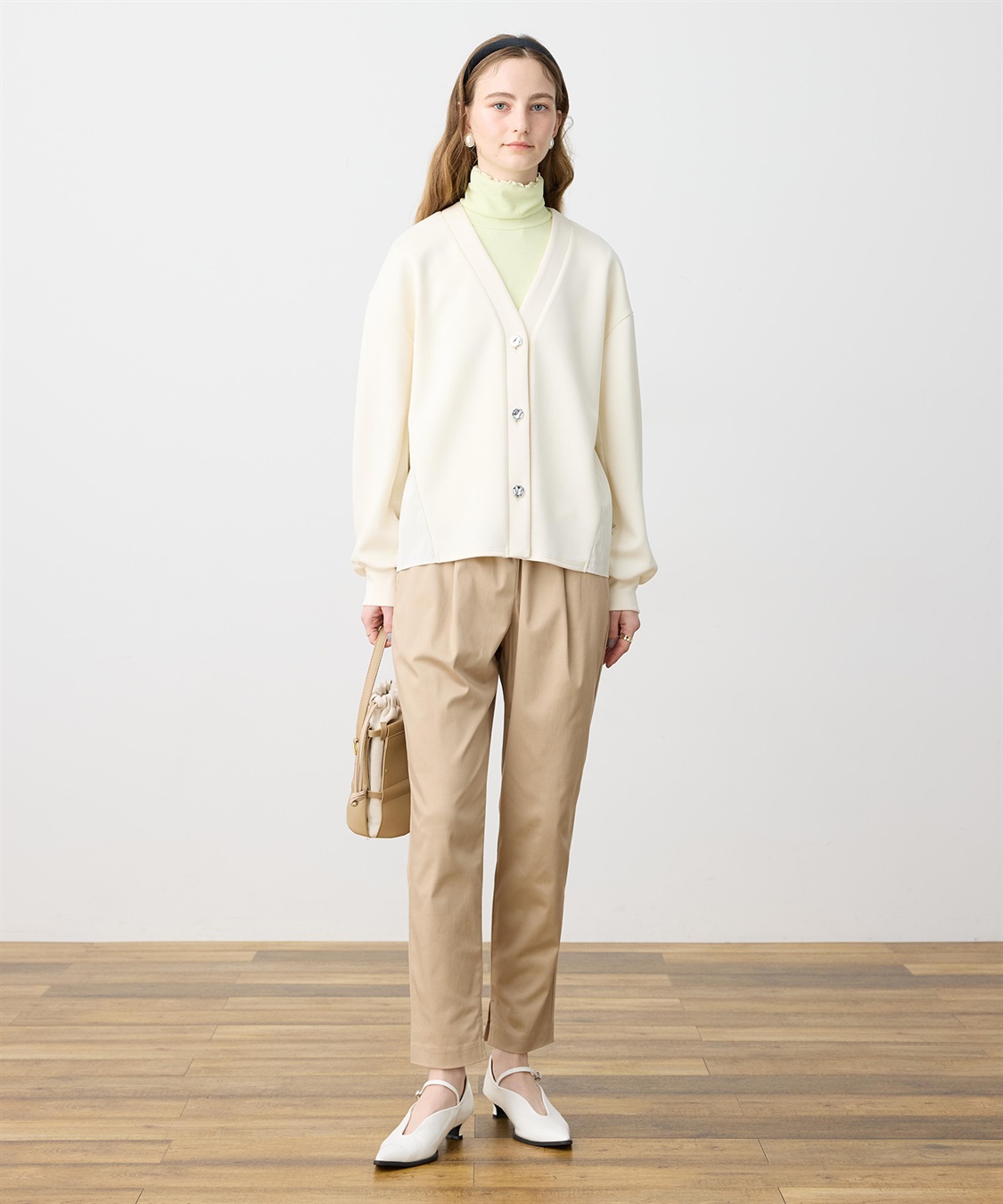 LE SOUK HOLIDAY 【WEB限定】Vネックドッキングカーディガン_sub_13