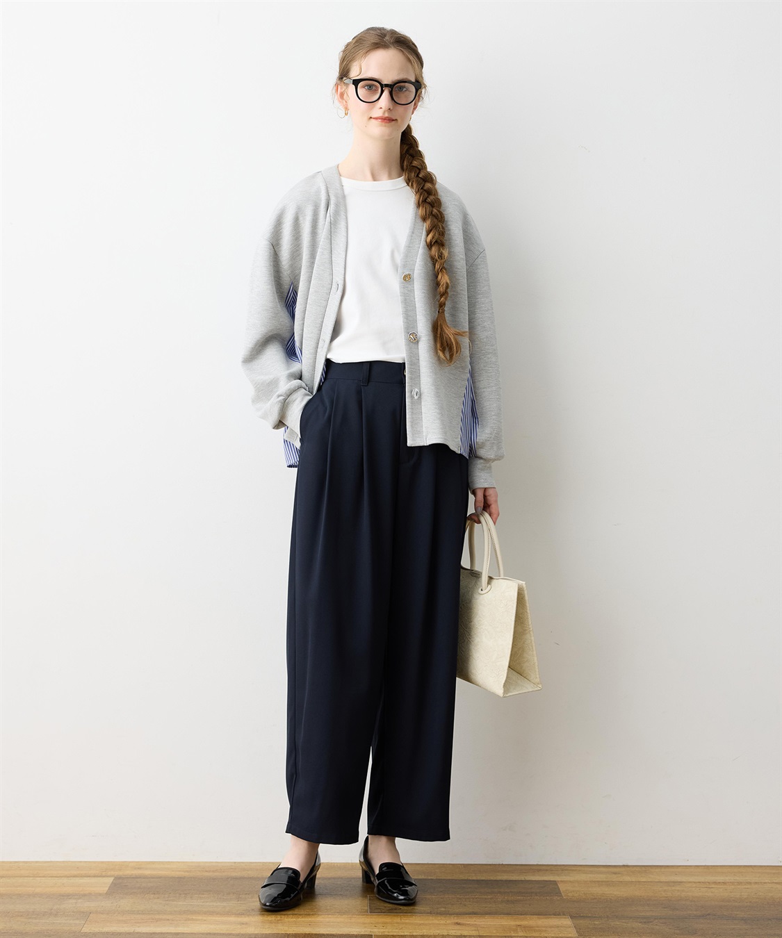 LE SOUK HOLIDAY 【WEB限定】Vネックドッキングカーディガン_sub_19