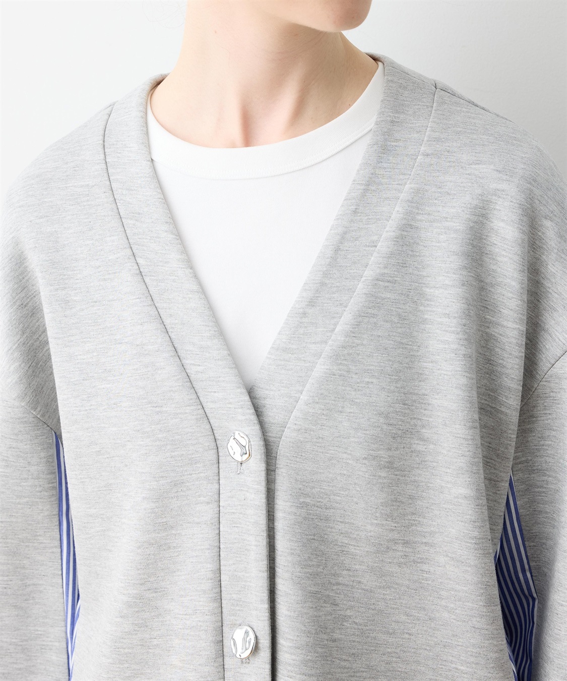 LE SOUK HOLIDAY 【WEB限定】Vネックドッキングカーディガン_sub_21