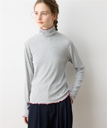 LE SOUK HOLIDAY バイカラーメローハイネックプルオーバー_subthumb_6