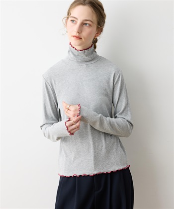 LE SOUK HOLIDAY バイカラーメローハイネックプルオーバー_subthumb_7