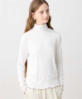 LE SOUK HOLIDAY バイカラーメローハイネックプルオーバー_subthumb_9