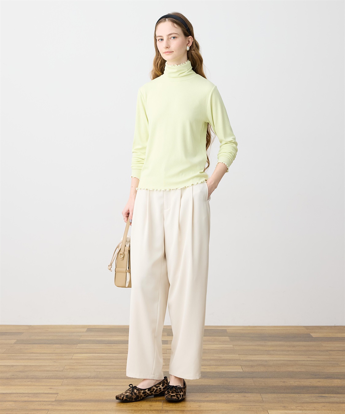 LE SOUK HOLIDAY バイカラーメローハイネックプルオーバー_sub_15