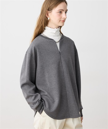 LE SOUK HOLIDAY ダンボールハーフジッププルオーバー_subthumb_2