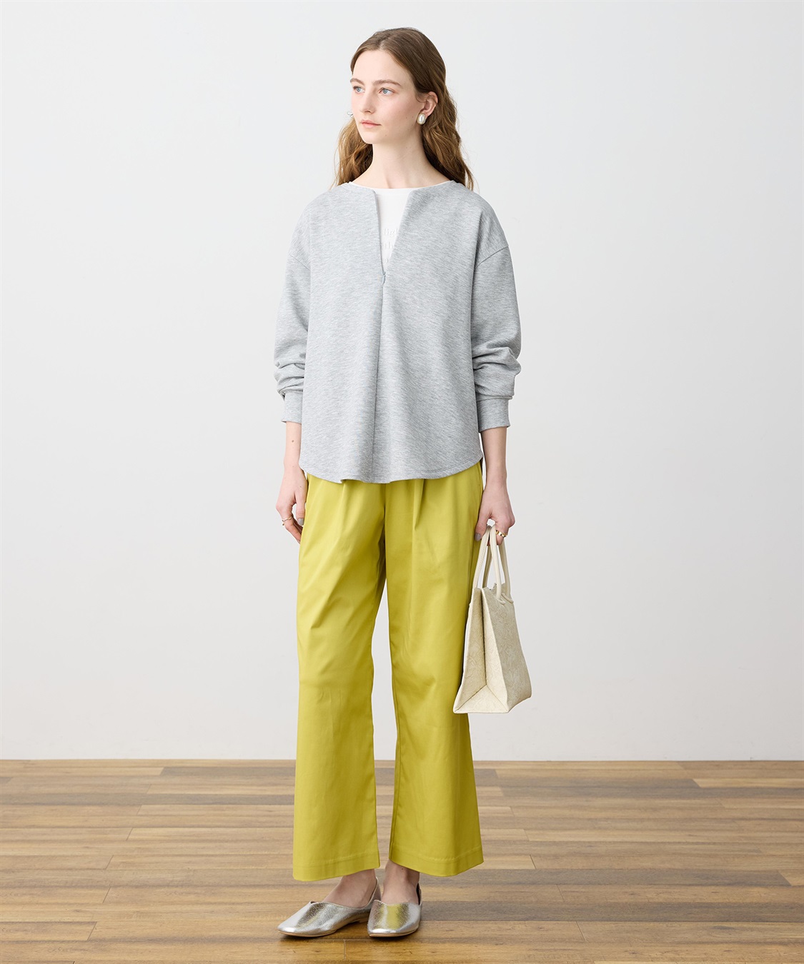 LE SOUK HOLIDAY ダンボールハーフジッププルオーバー_sub_8