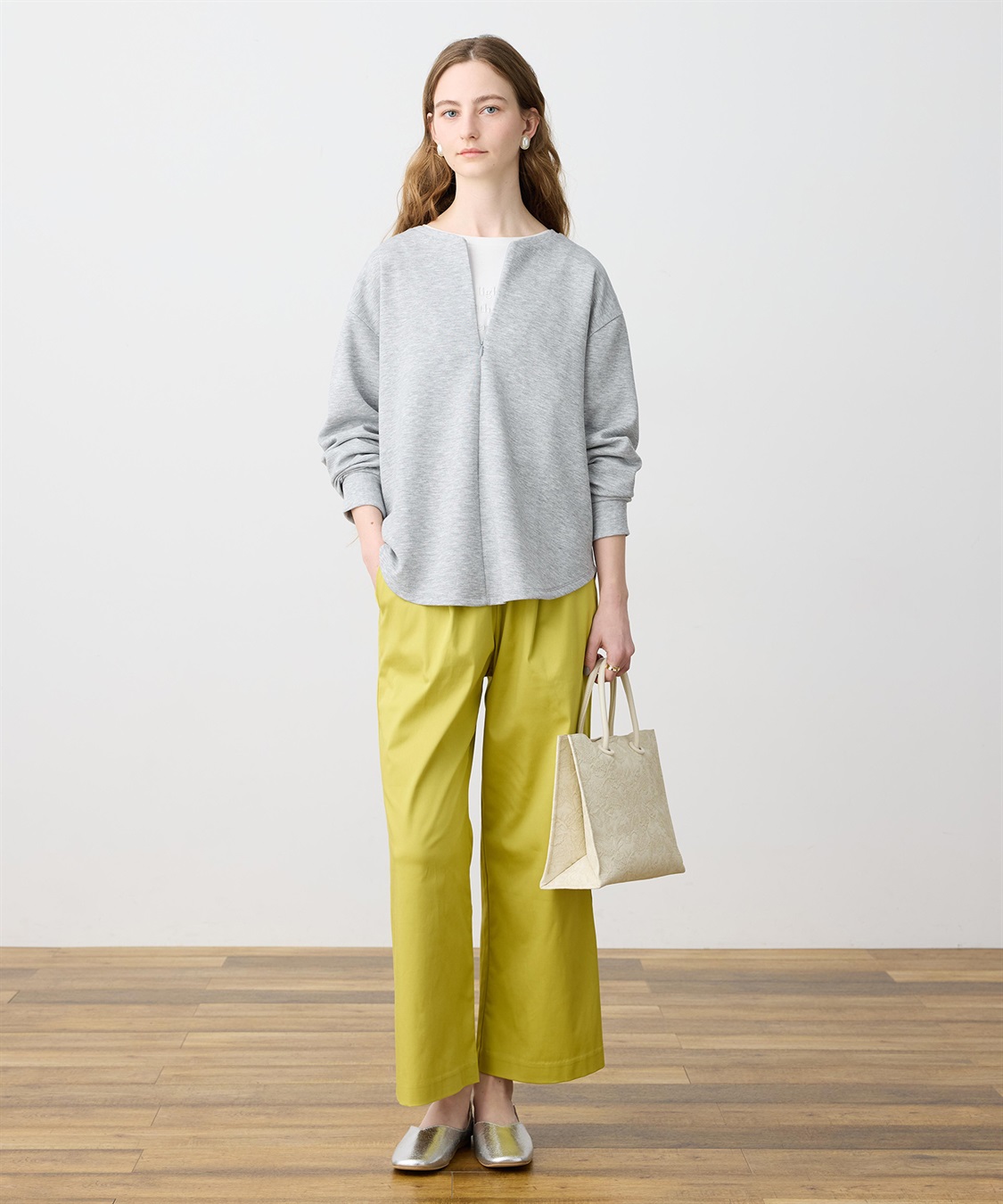 LE SOUK HOLIDAY ダンボールハーフジッププルオーバー_sub_9