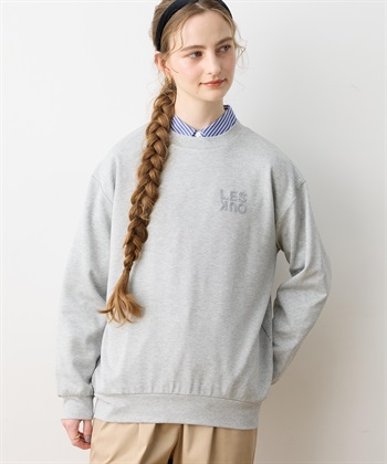 LE SOUK HOLIDAY 刺しゅうロゴスウェットライクプルオーバー_subthumb_1