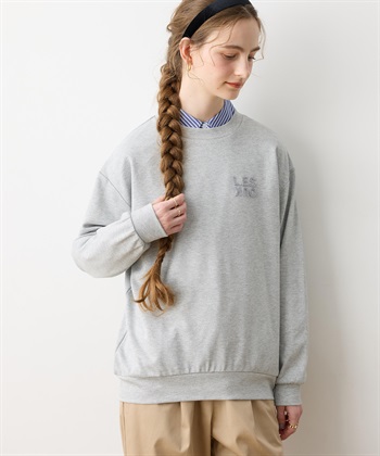 LE SOUK HOLIDAY 刺しゅうロゴスウェットライクプルオーバー_subthumb_2