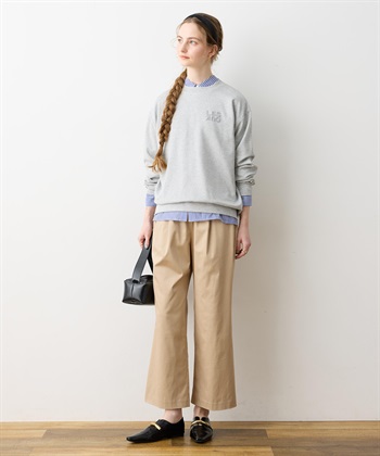 LE SOUK HOLIDAY 刺しゅうロゴスウェットライクプルオーバー_subthumb_8