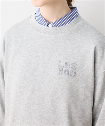 LE SOUK HOLIDAY 刺しゅうロゴスウェットライクプルオーバー_subthumb_11