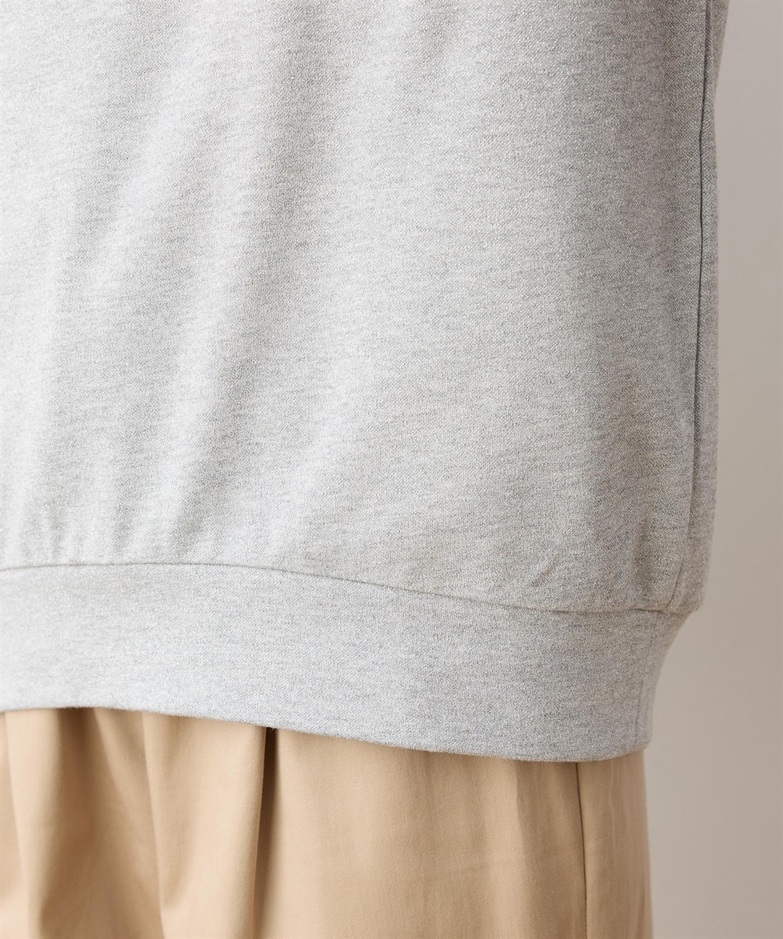 LE SOUK HOLIDAY 刺しゅうロゴスウェットライクプルオーバー_sub_13