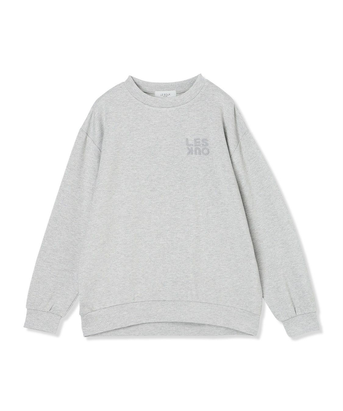 LE SOUK HOLIDAY 刺しゅうロゴスウェットライクプルオーバー_sub_15
