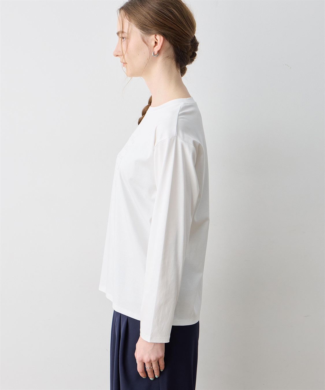 LE SOUK HOLIDAY 刺しゅうＴシャツ【クーラータッチ】_sub_3