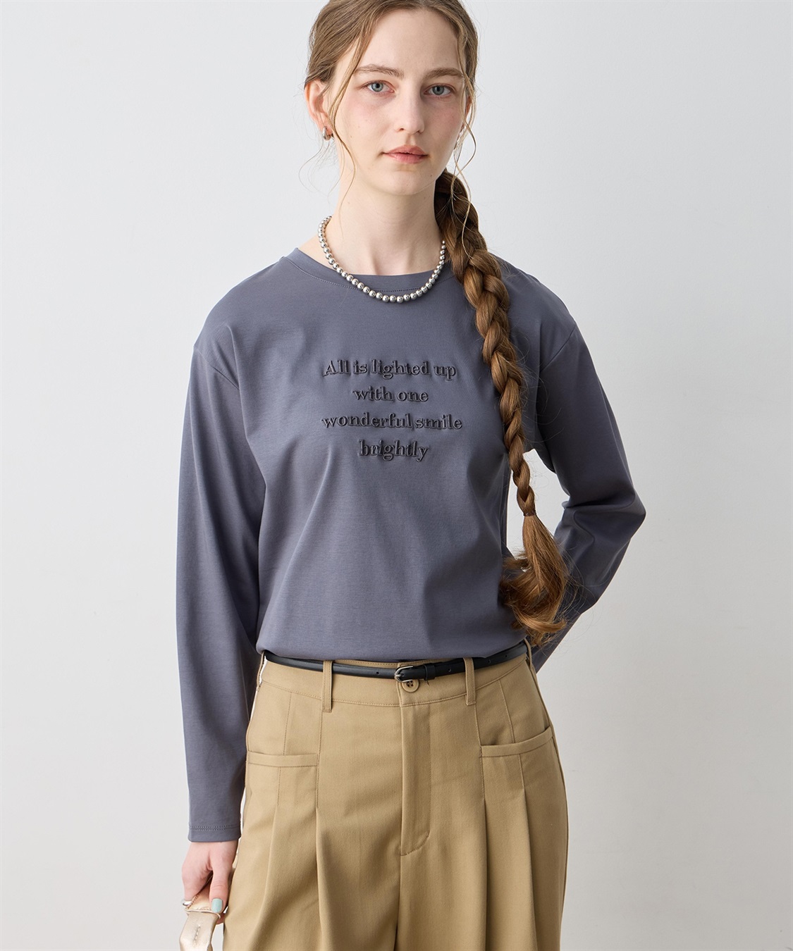 LE SOUK HOLIDAY 刺しゅうＴシャツ【クーラータッチ】_sub_6