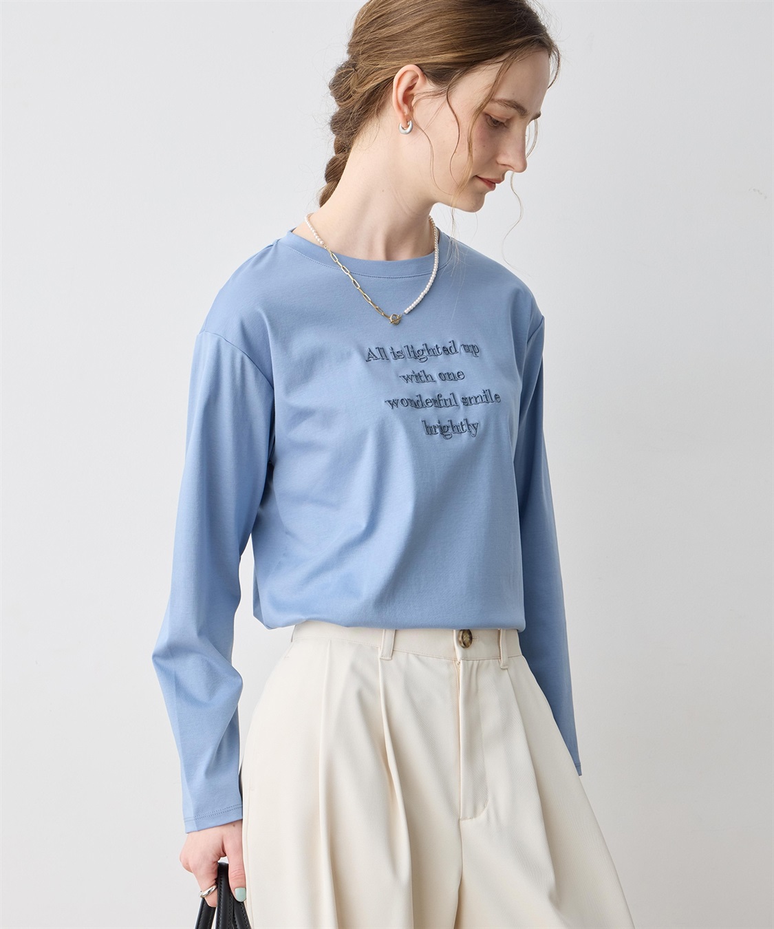 LE SOUK HOLIDAY 刺しゅうＴシャツ【クーラータッチ】_sub_9