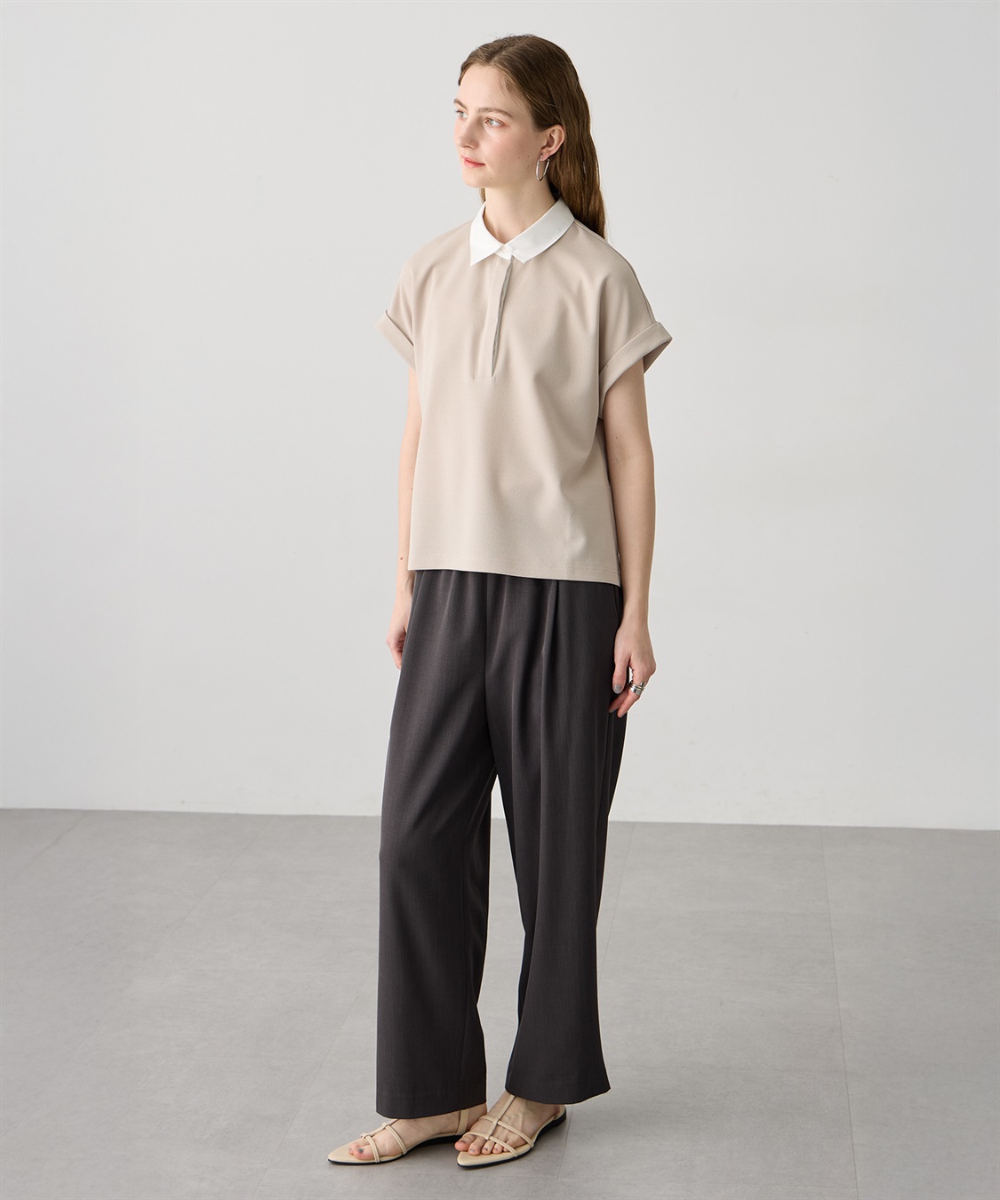 LE SOUK HOLIDAY 《WEB限定》配色衿カットジャガードプルオーバー_sub_13