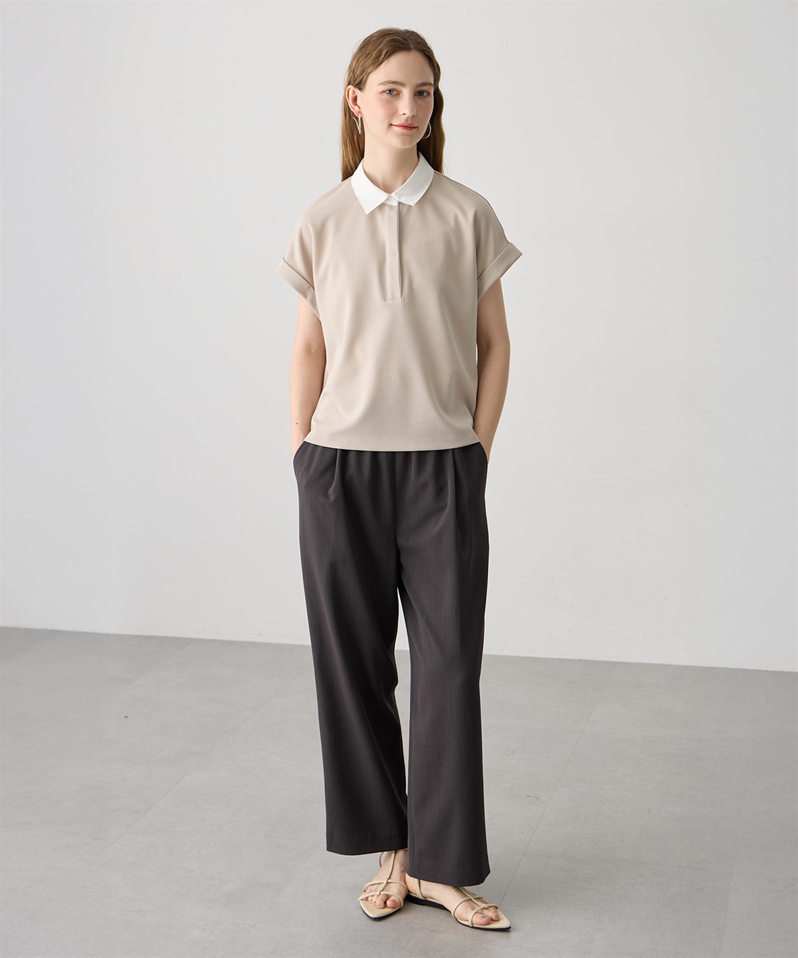 LE SOUK HOLIDAY 《WEB限定》配色衿カットジャガードプルオーバー_sub_14