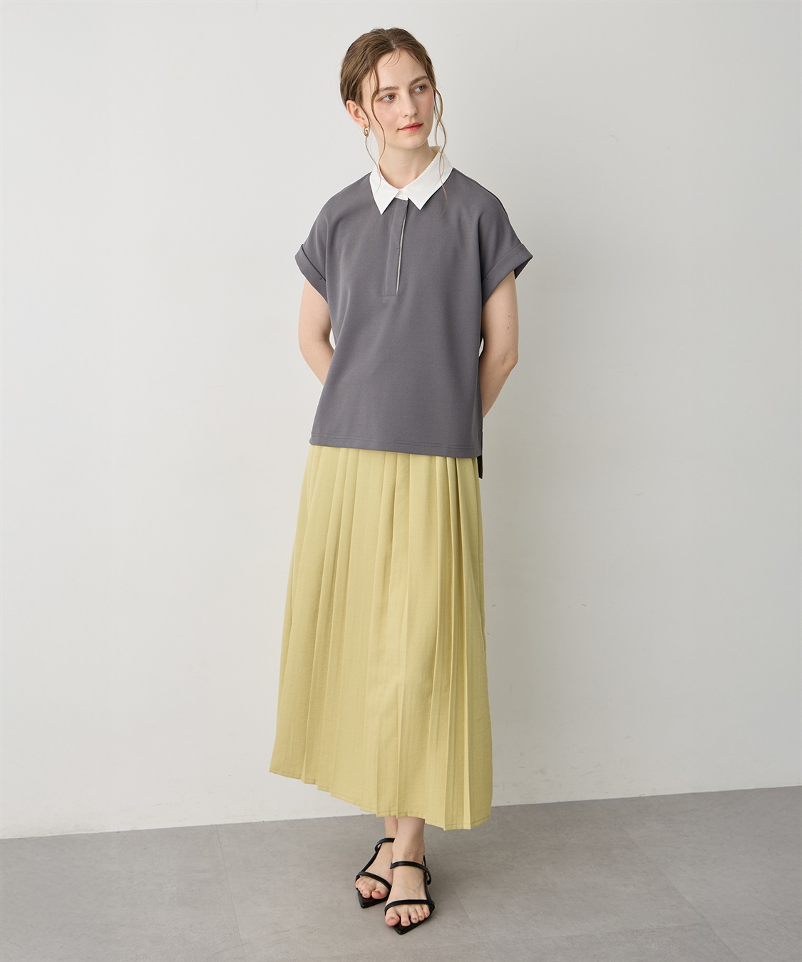 LE SOUK HOLIDAY 《WEB限定》配色衿カットジャガードプルオーバー_sub_19