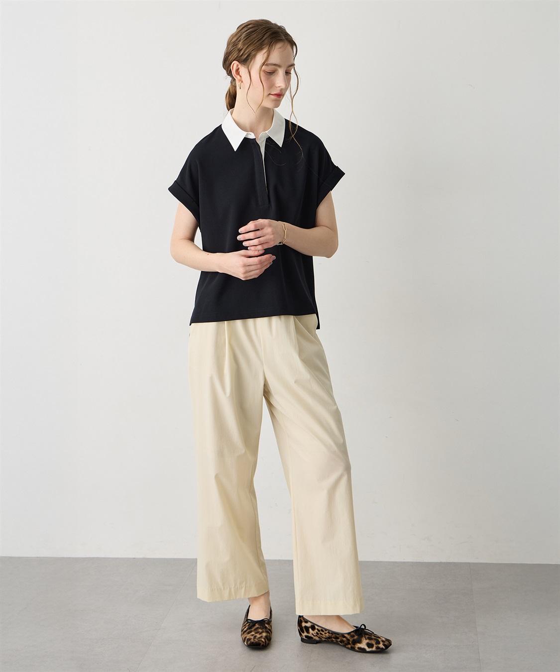 LE SOUK HOLIDAY 《WEB限定》配色衿カットジャガードプルオーバー_sub_21