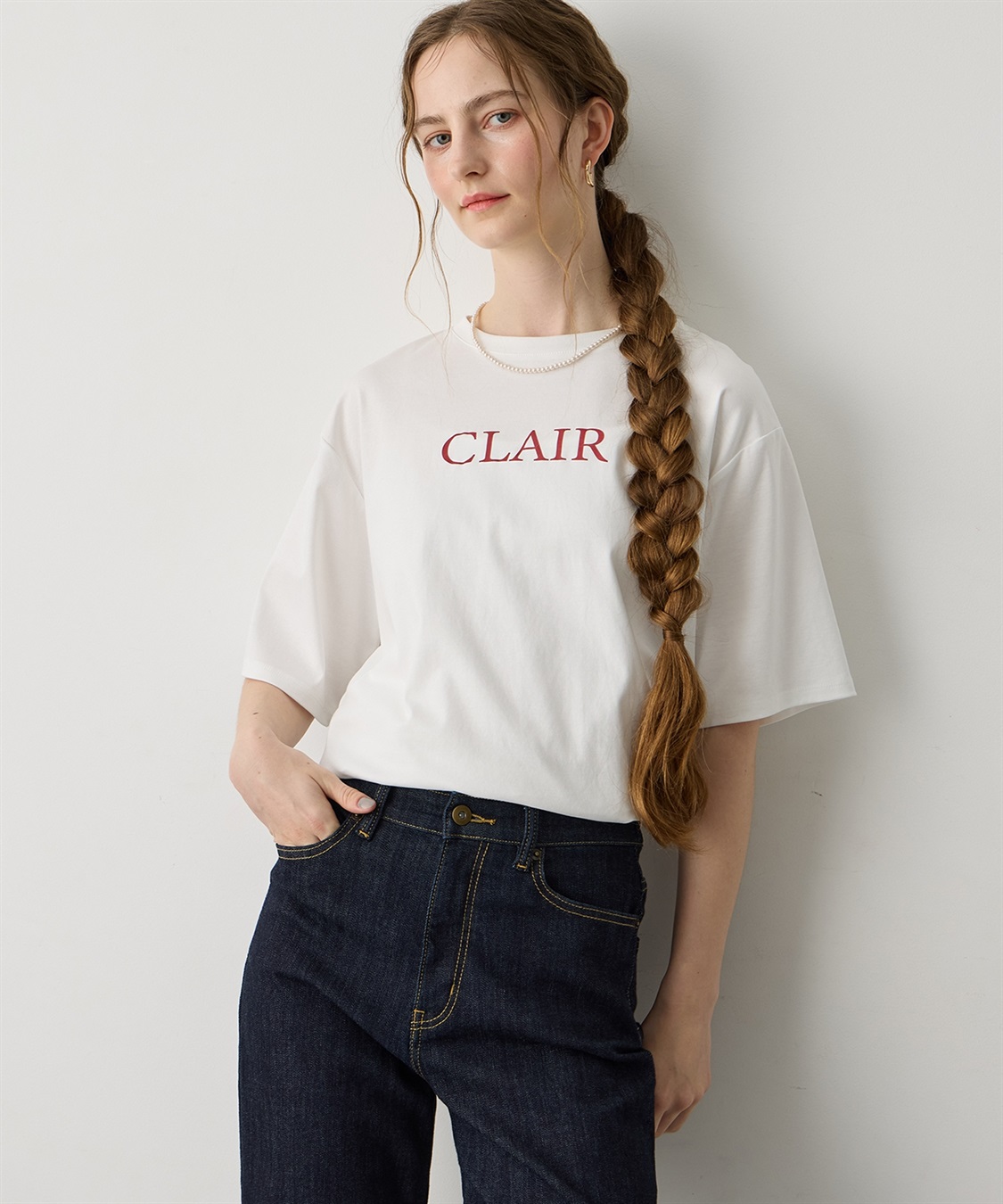 LE SOUK HOLIDAY ロゴプリントTシャツ_sub_2