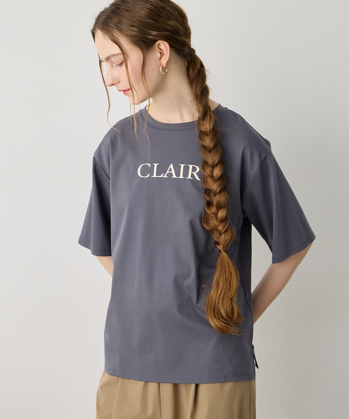 LE SOUK HOLIDAY ロゴプリントTシャツ_sub_10