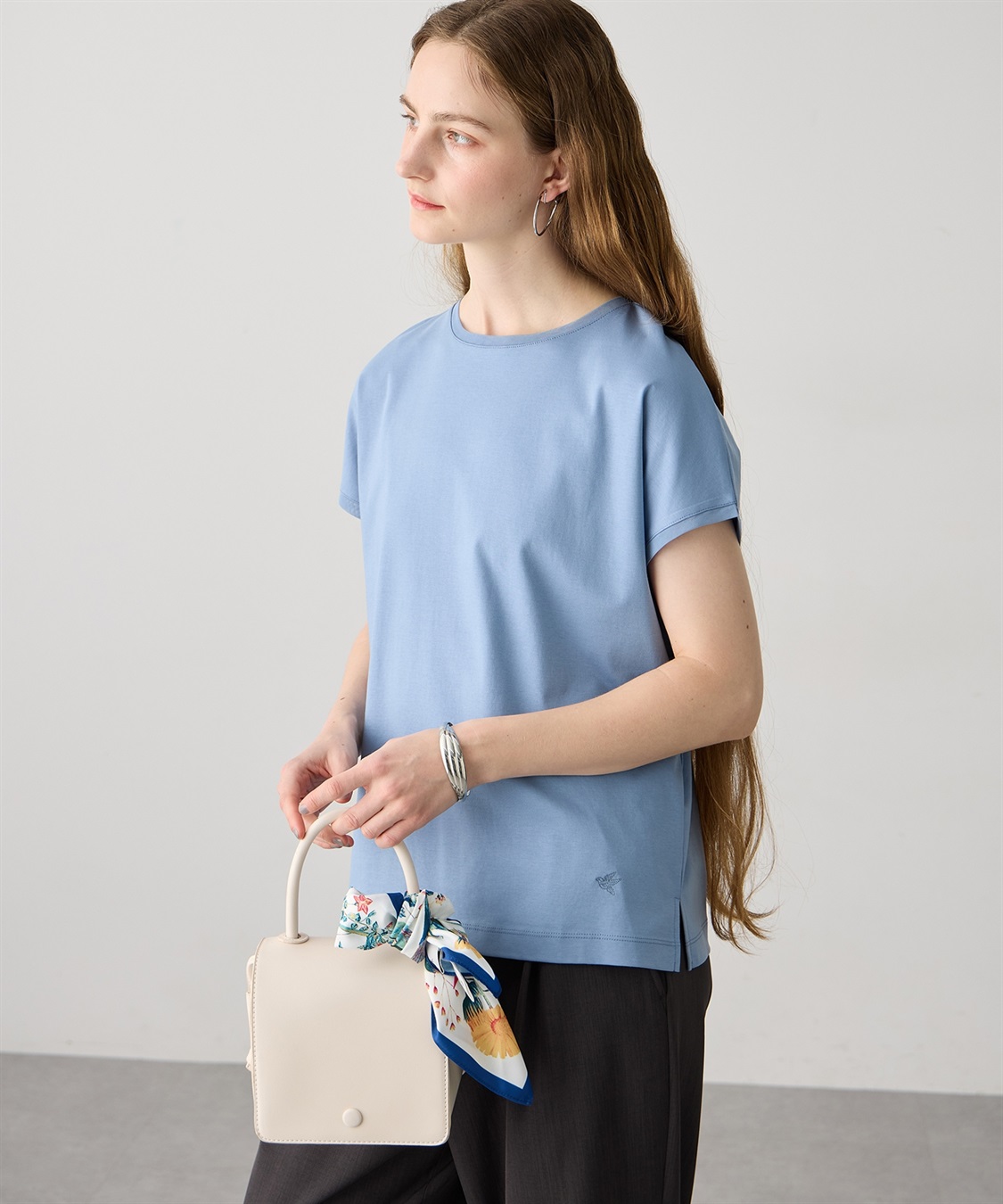 LE SOUK HOLIDAY チュール使いTシャツ_sub_4