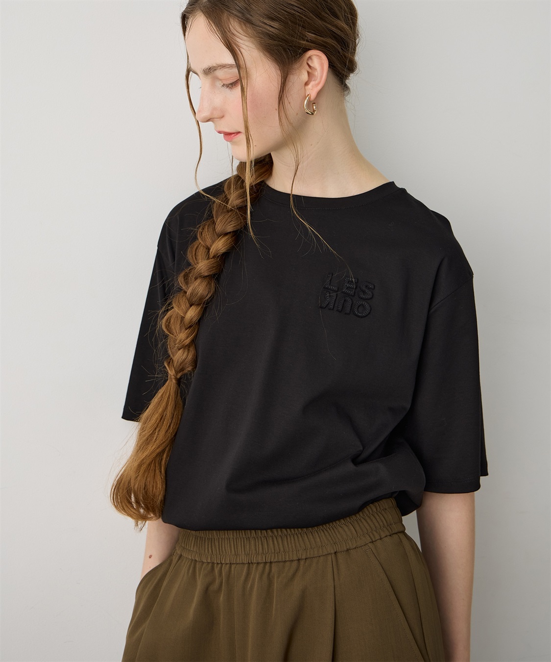 LE SOUK HOLIDAY ワッペンロゴTシャツ【接触冷感・吸水速乾】_sub_1