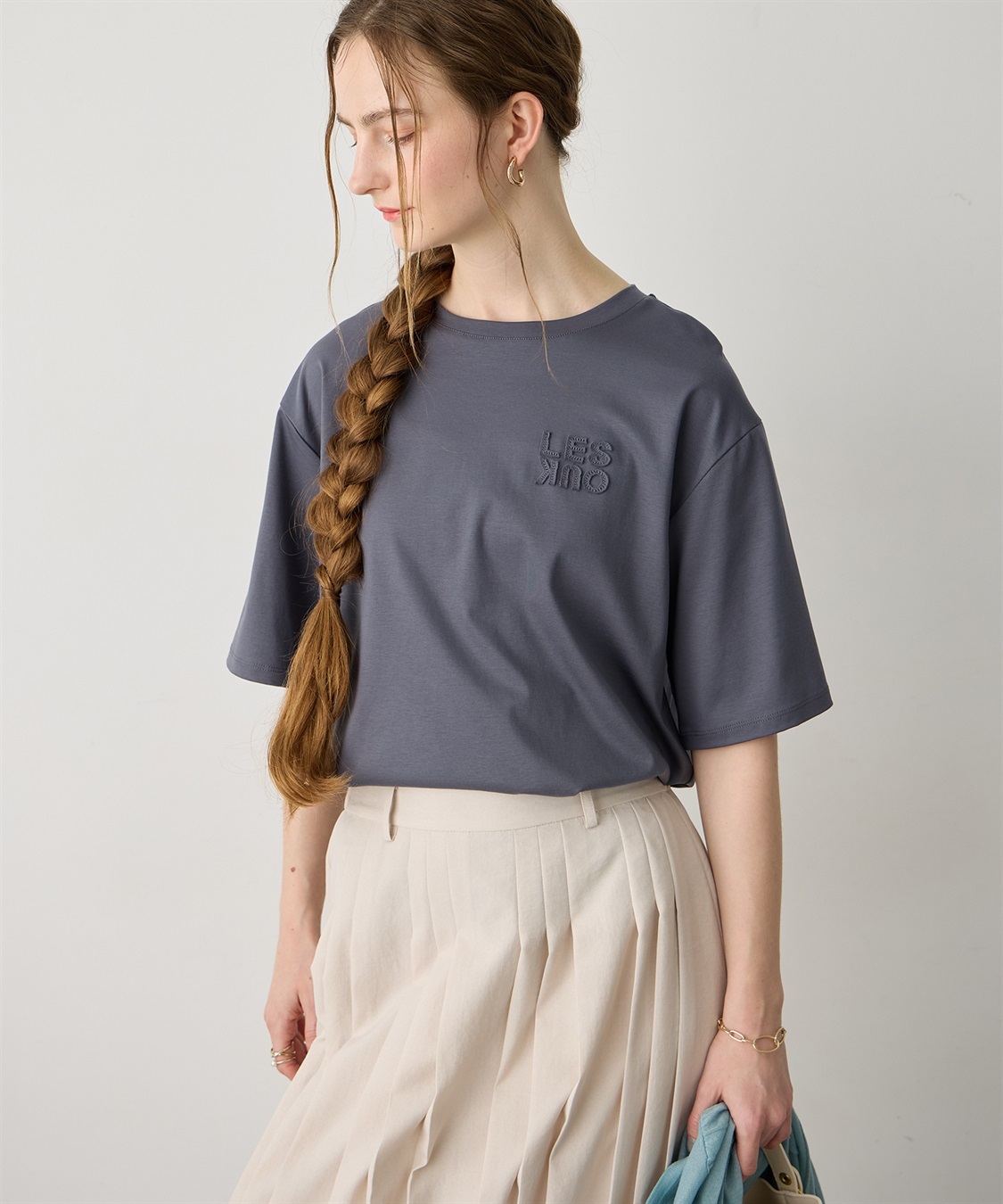 LE SOUK HOLIDAY ワッペンロゴTシャツ【接触冷感・吸水速乾】_sub_5