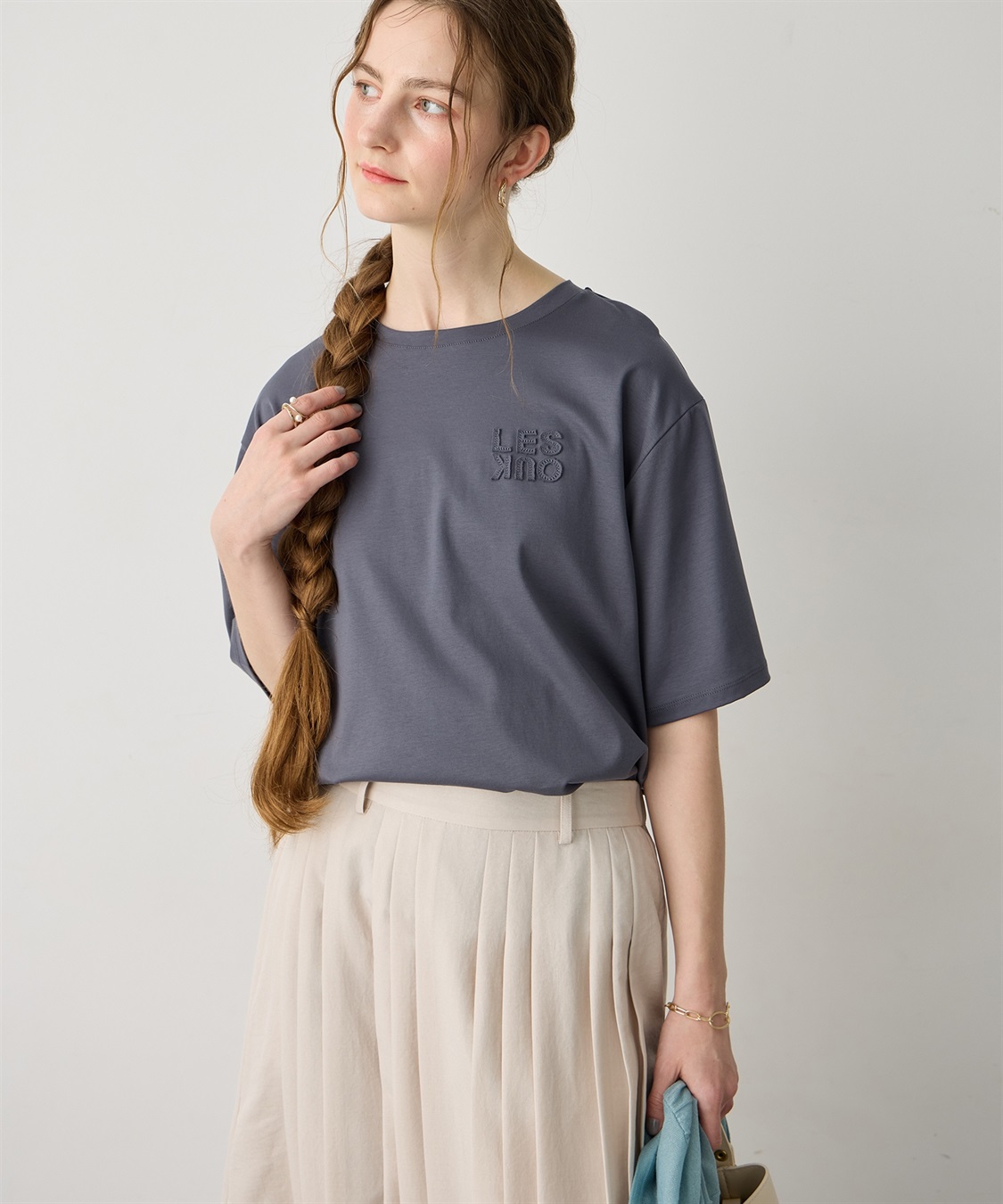 LE SOUK HOLIDAY ワッペンロゴTシャツ【接触冷感・吸水速乾】_sub_7