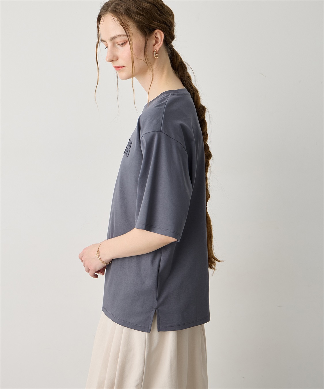 LE SOUK HOLIDAY ワッペンロゴTシャツ【接触冷感・吸水速乾】_sub_15