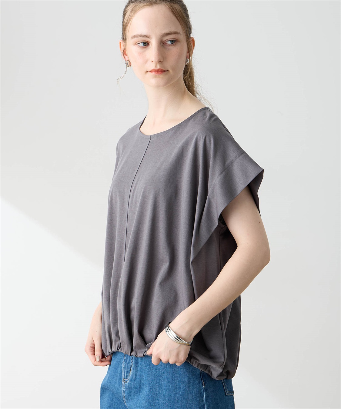 LE SOUK HOLIDAY イージーエレガンスバルーンTシャツ【接触冷感】_sub_2