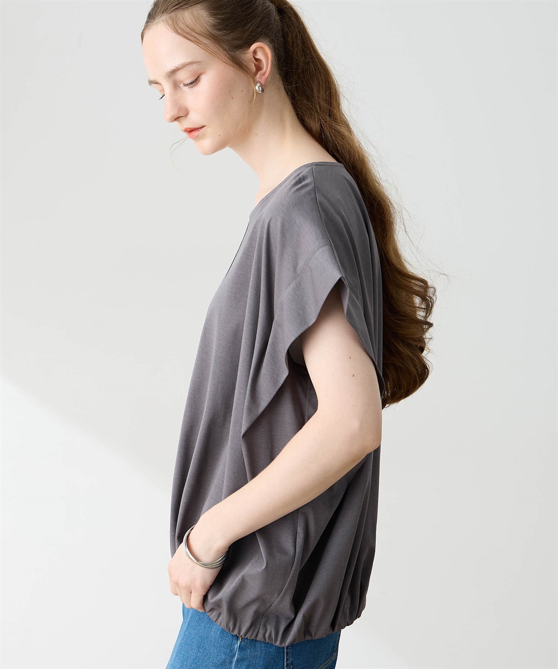 LE SOUK HOLIDAY イージーエレガンスバルーンTシャツ【接触冷感】_sub_3