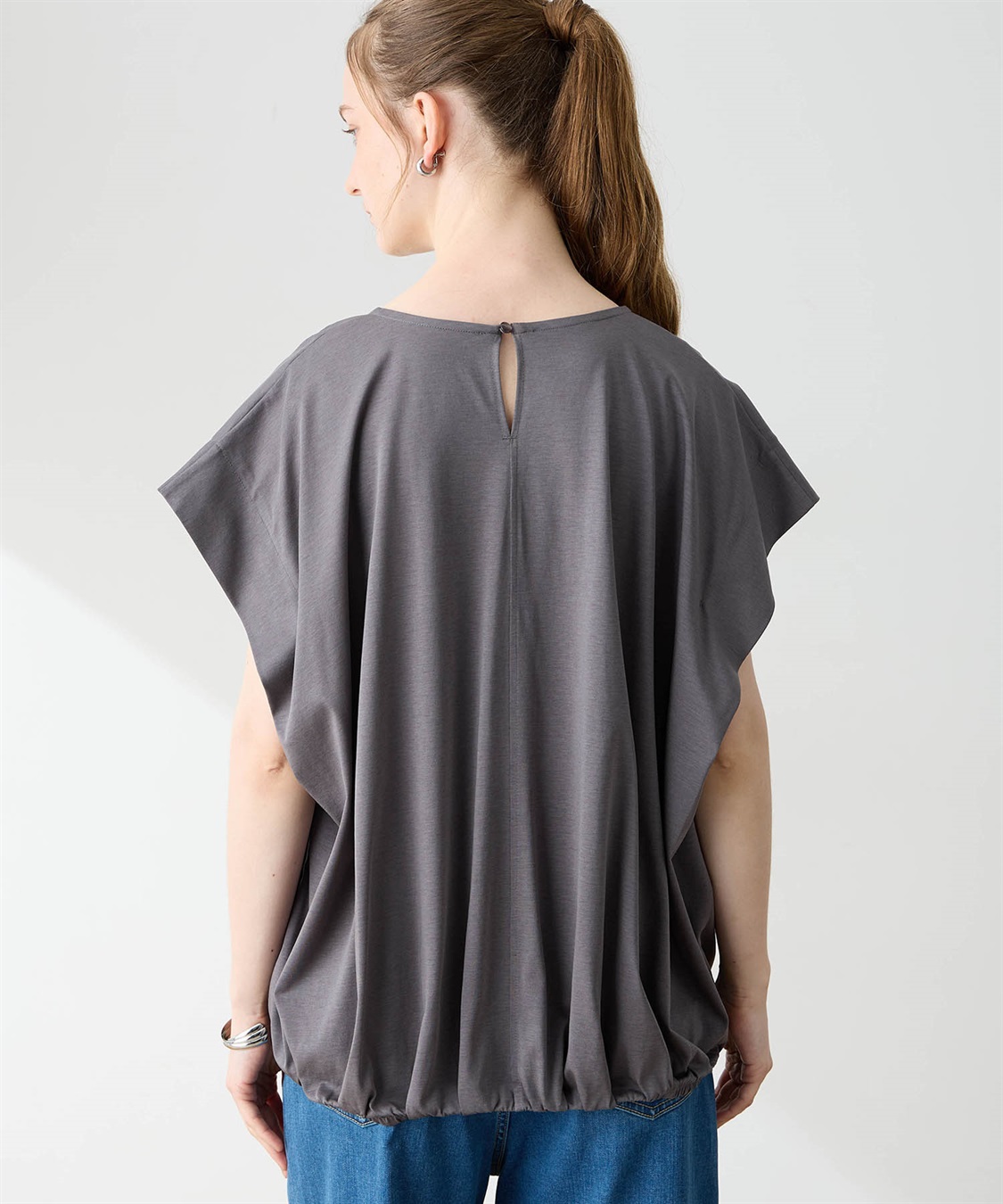 LE SOUK HOLIDAY イージーエレガンスバルーンTシャツ【接触冷感】_sub_4