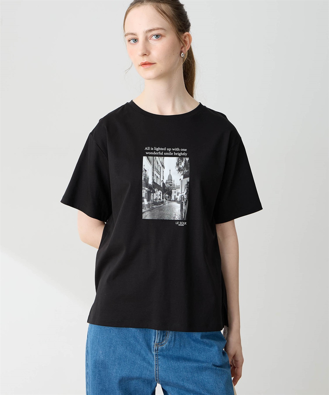 LE SOUK HOLIDAY フォトプリントTシャツ【接触冷感・吸水速乾】_sub_5
