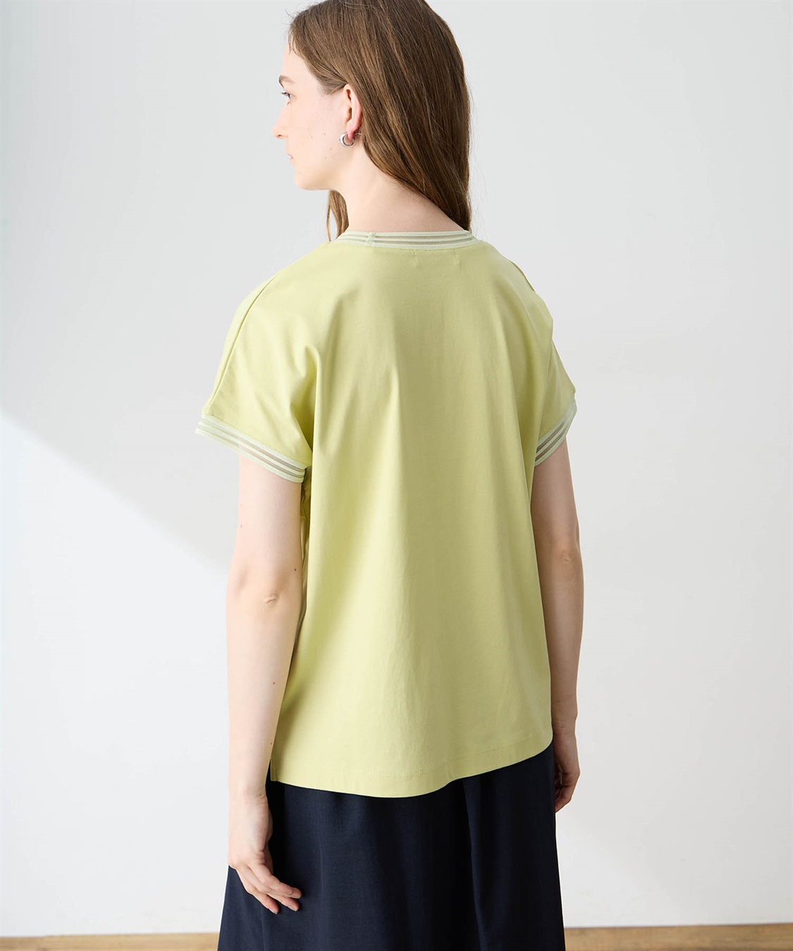 LE SOUK HOLIDAY メッシュテープスムースTシャツ【接触冷感・吸水速乾】_sub_3