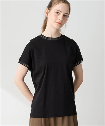 LE SOUK HOLIDAY メッシュテープスムースTシャツ【接触冷感・吸水速乾】_subthumb_6