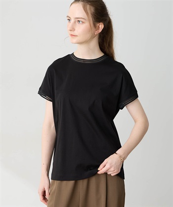 LE SOUK HOLIDAY メッシュテープスムースTシャツ【接触冷感・吸水速乾】_subthumb_7
