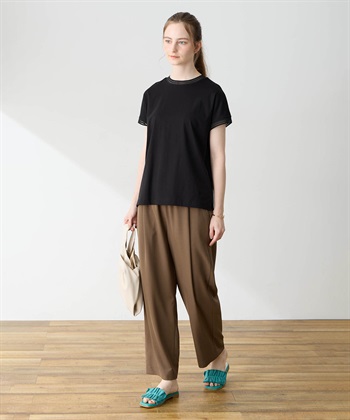 LE SOUK HOLIDAY メッシュテープスムースTシャツ【接触冷感・吸水速乾】_subthumb_10