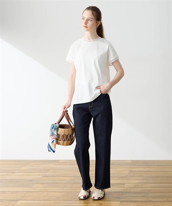 LE SOUK HOLIDAY メッシュテープスムースTシャツ【接触冷感・吸水速乾】_subthumb_12