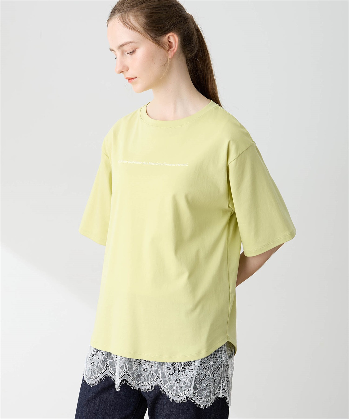 LE SOUK HOLIDAY ラウンドヘムバックプリントTシャツ【接触冷感・吸水速乾】_sub_6